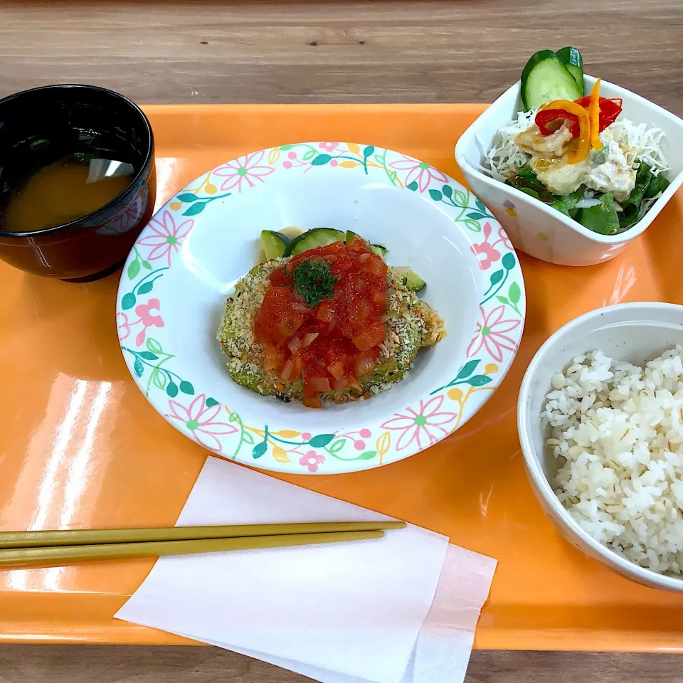 ポテトのバジル焼きトマト野菜ソース*\(^o^)/*|すかラインさん