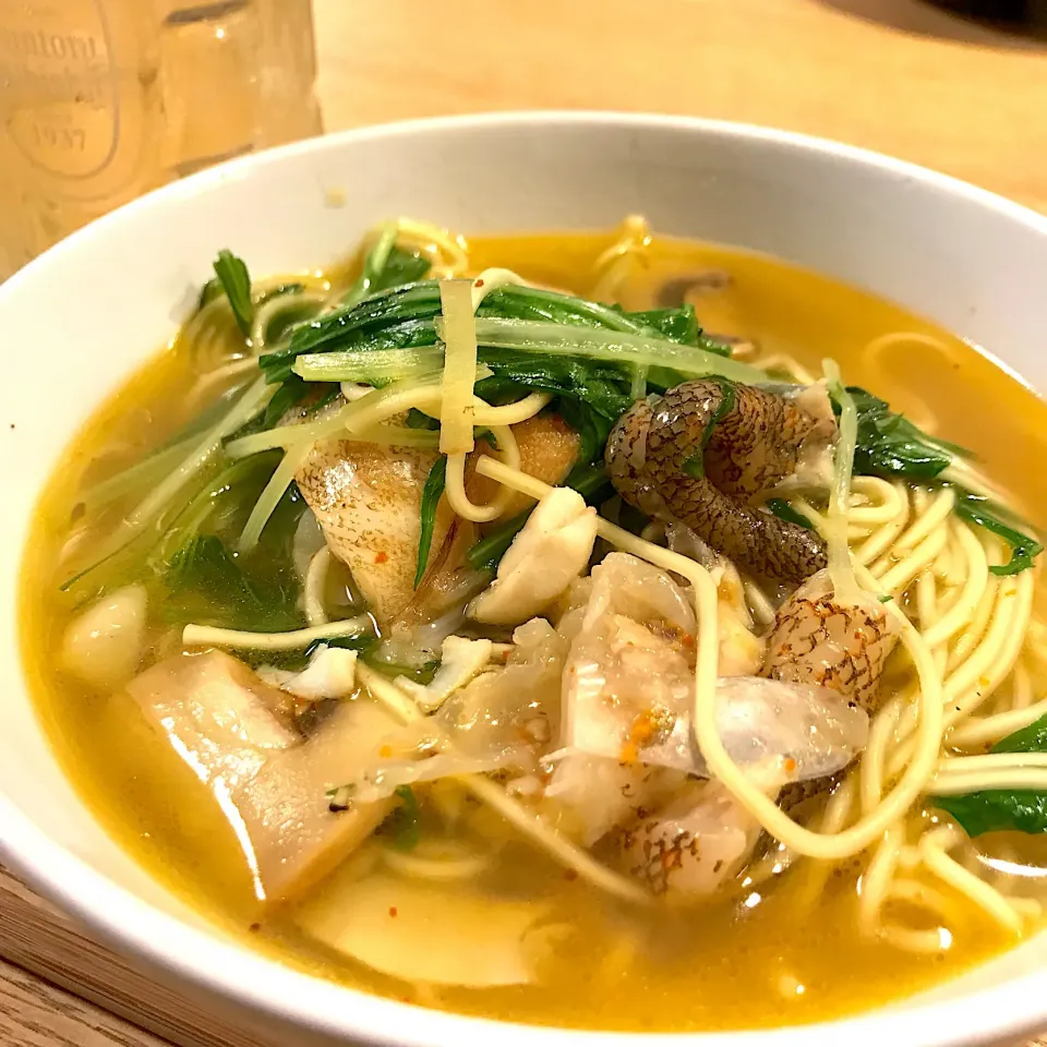 アコウのアラで、ラーメン|popoさん