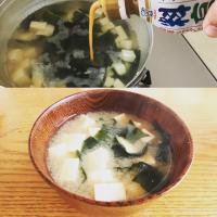 朝はやっぱり味噌汁です