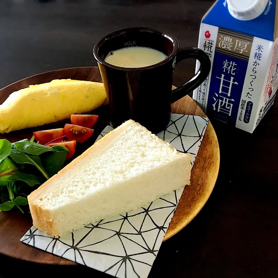 Snapdishの料理写真:乃が美の生食パン🍞✨で朝ごパン|恭子さん