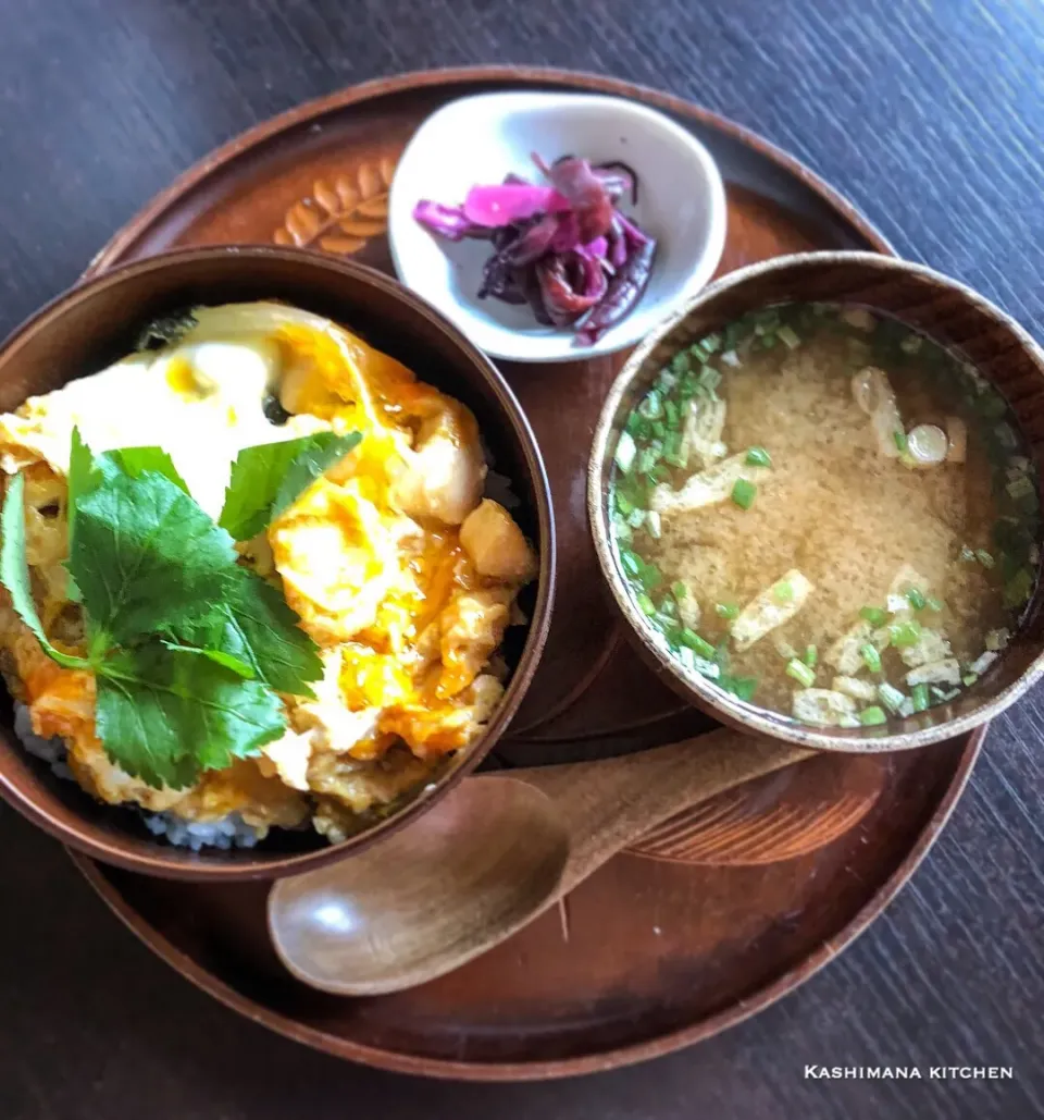 Snapdishの料理写真:親子丼🍚|Kashimanakitchenさん