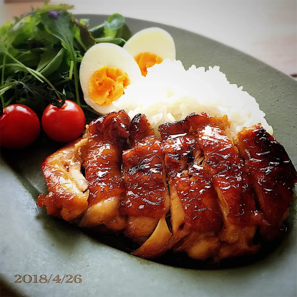 照り焼きチキンでワンプレートランチ🍴|みずほさん