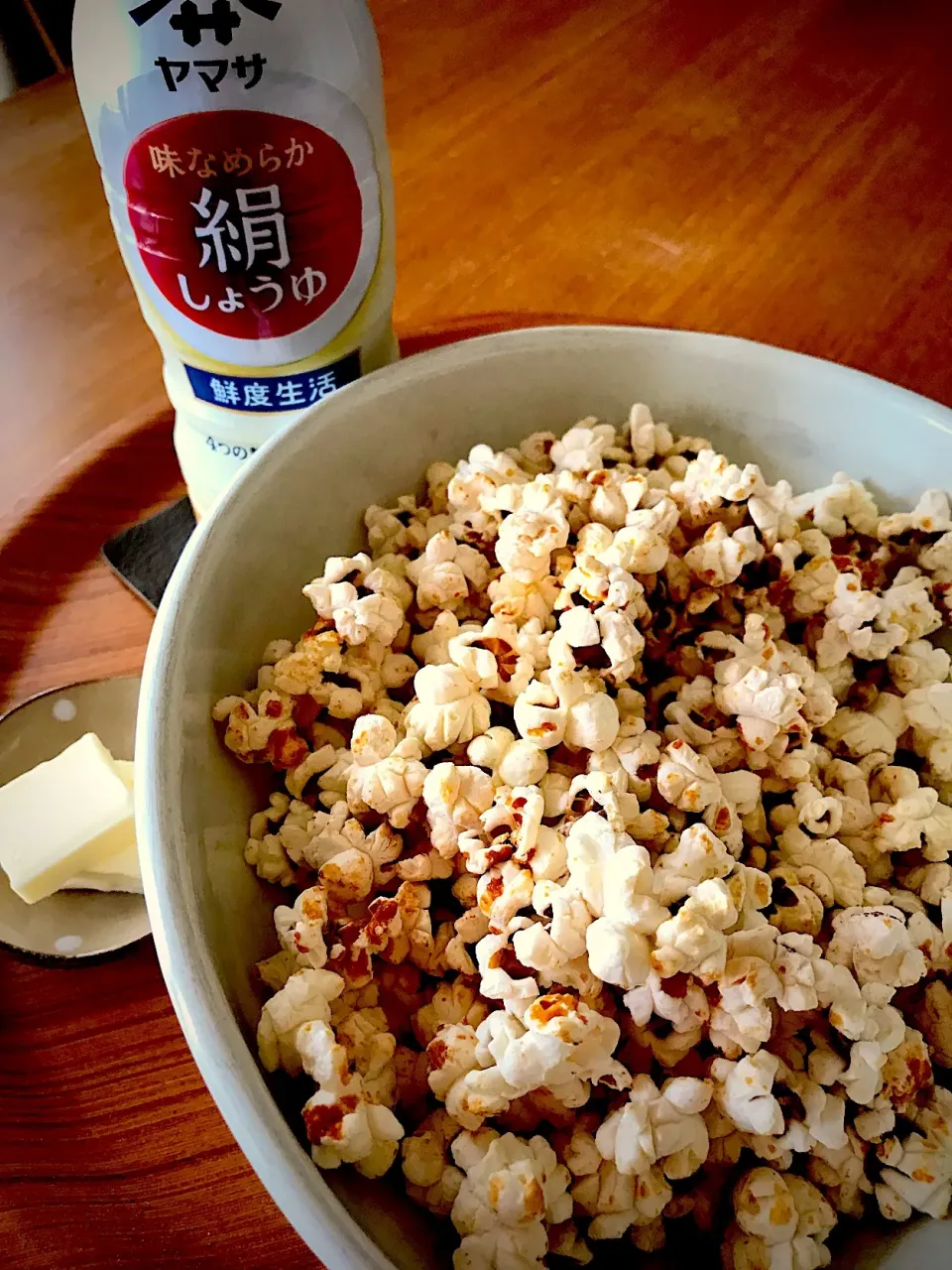 バター醤油のポップコーン🍿|まどさん