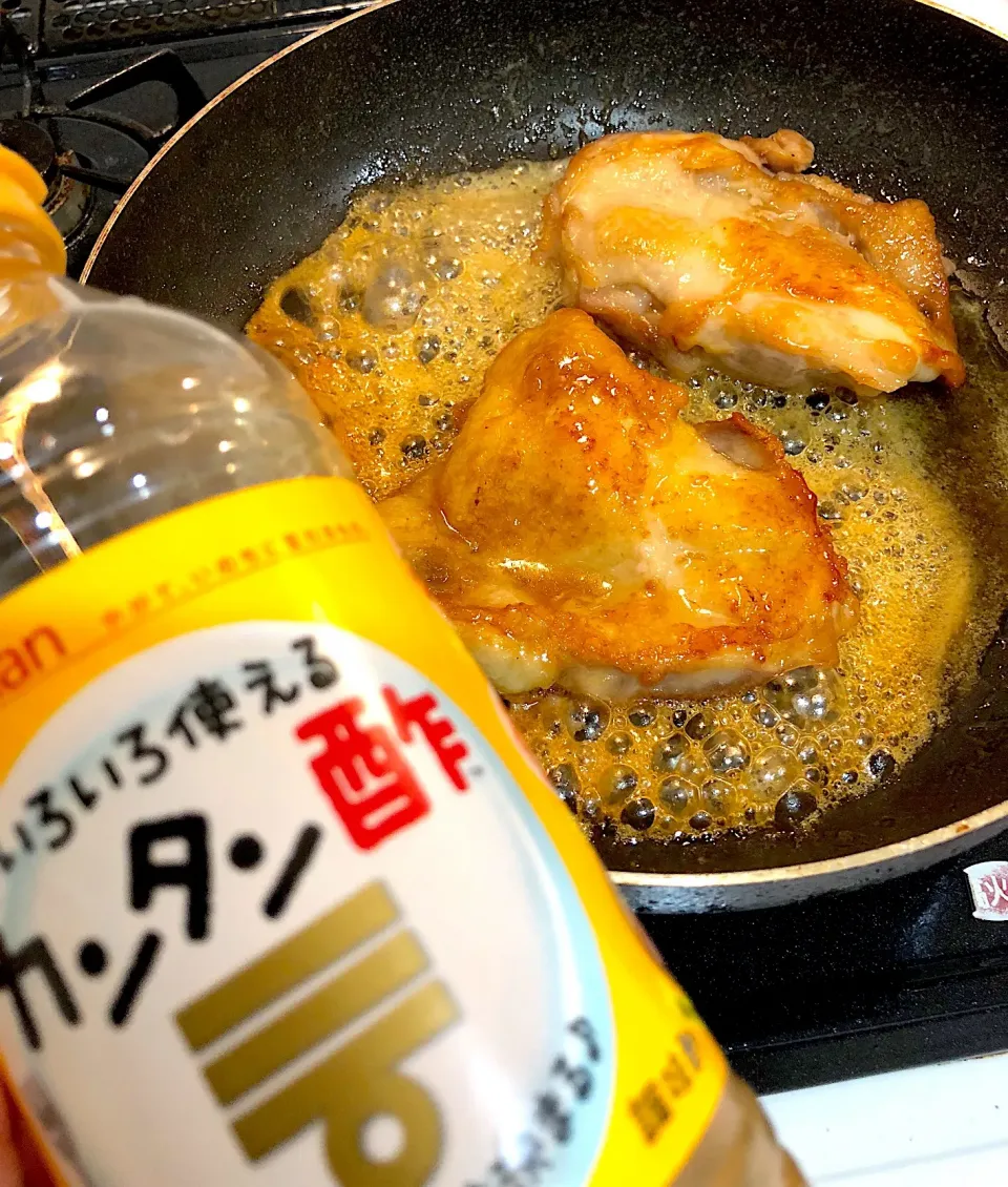 Snapdishの料理写真:鶏の甘酢照り焼き🙆‍♀️|ゆかりさん