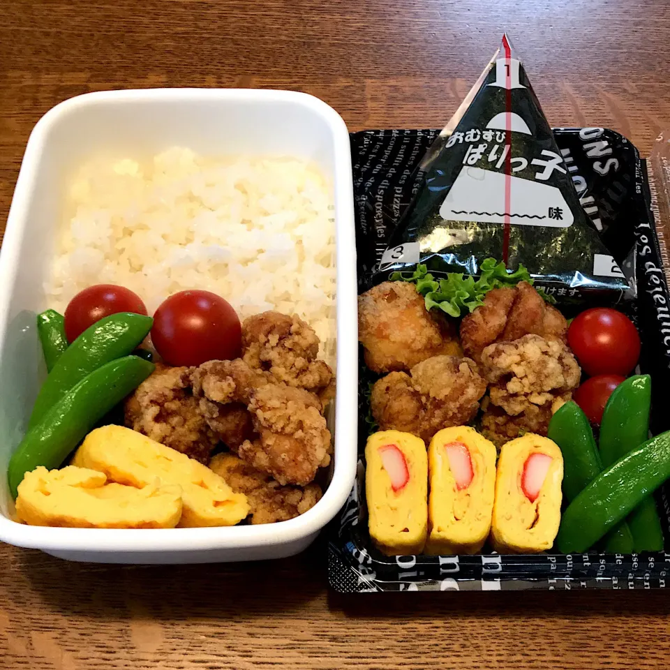 Snapdishの料理写真:予備校生&小学生弁当|tenoaさん