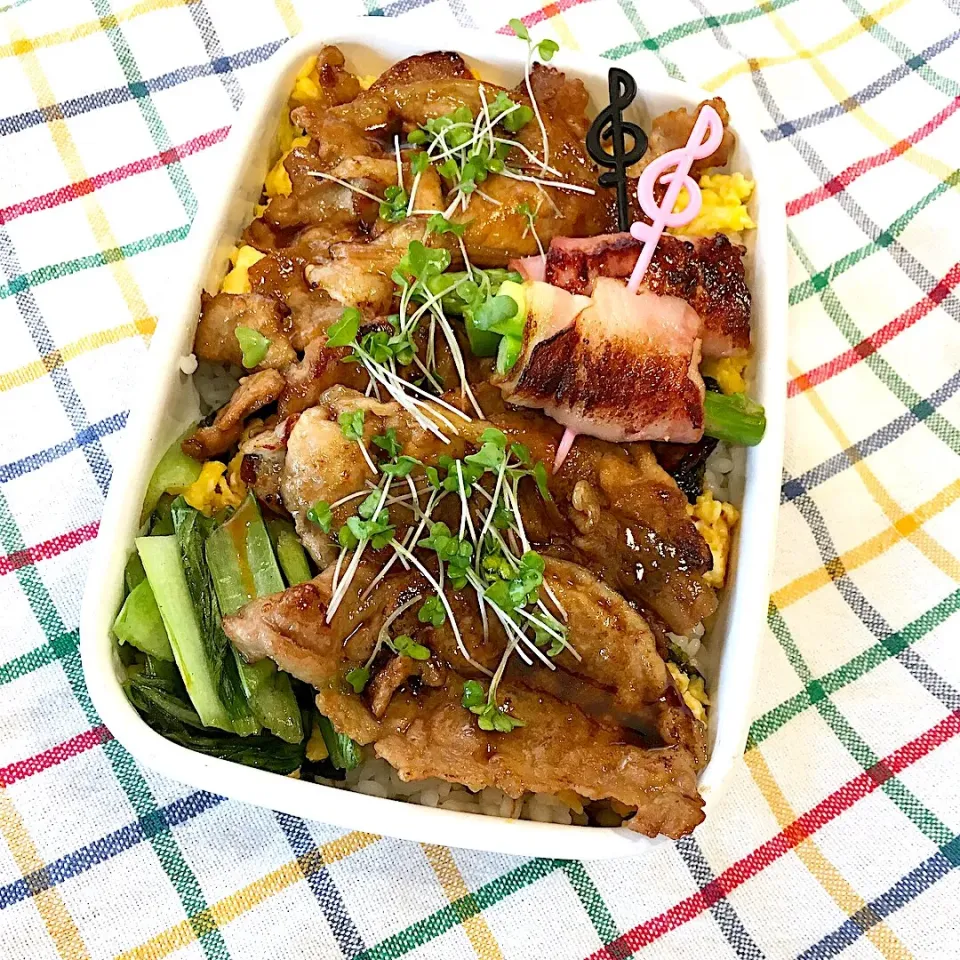 今日のパパ弁当はバー弁💕|key♪さん