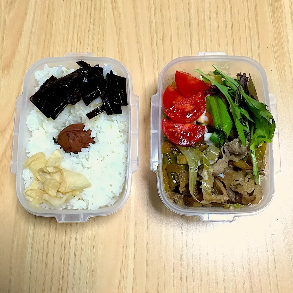 今日のお弁当‼︎ 27 April
 #お弁当  #弁当  #obento  #bento  #牛皿  #大阪芸術大学  #実家のお母ちゃん  #牛すき焼弁当|Yoshinobu Nakagawaさん