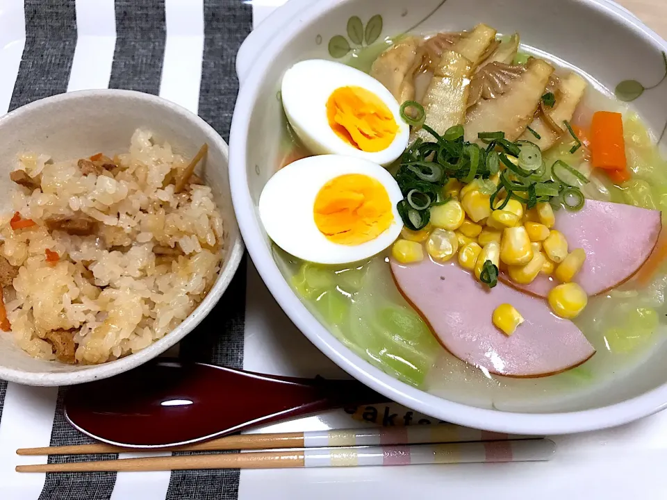 寿がきやラーメン|お豆さん