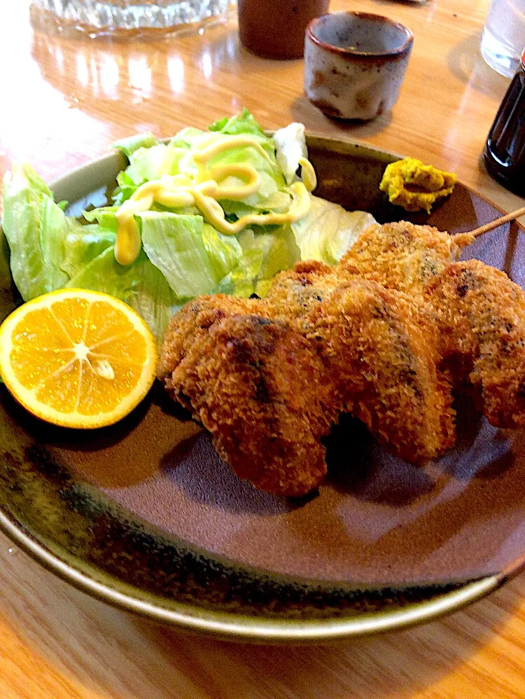 カツオのへそフライ 焼津.えびね|ガク魁‼︎男飯さん