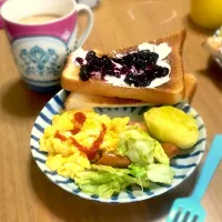 Snapdishの料理写真:友人お手製あさごはん|apzさん