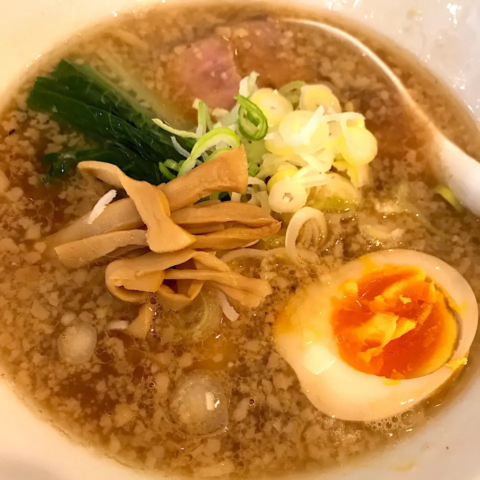 Snapdishの料理写真:背脂ラーメン@わたなべ|もっぴさん