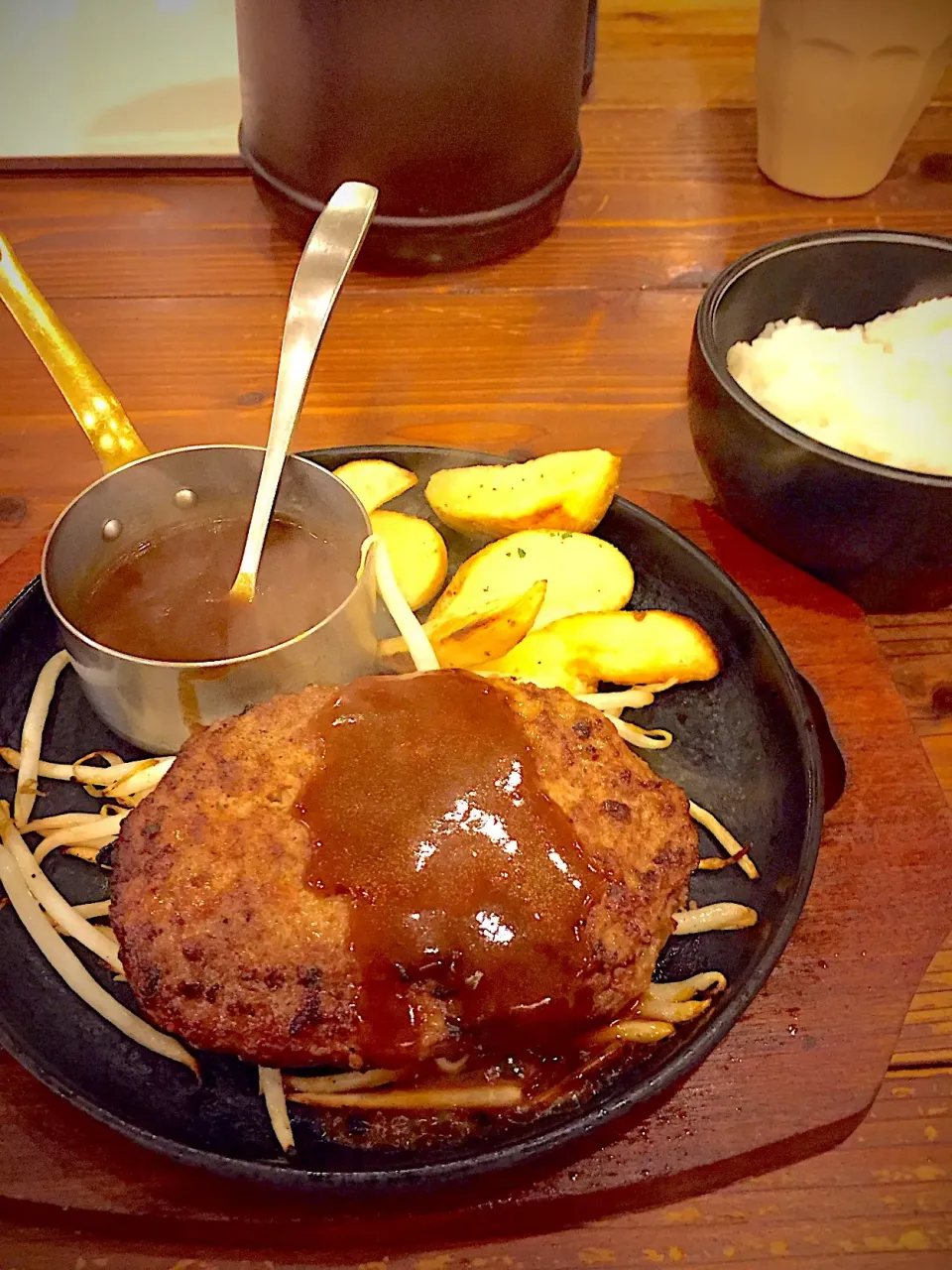 ハンバーグ定食|かーこさん