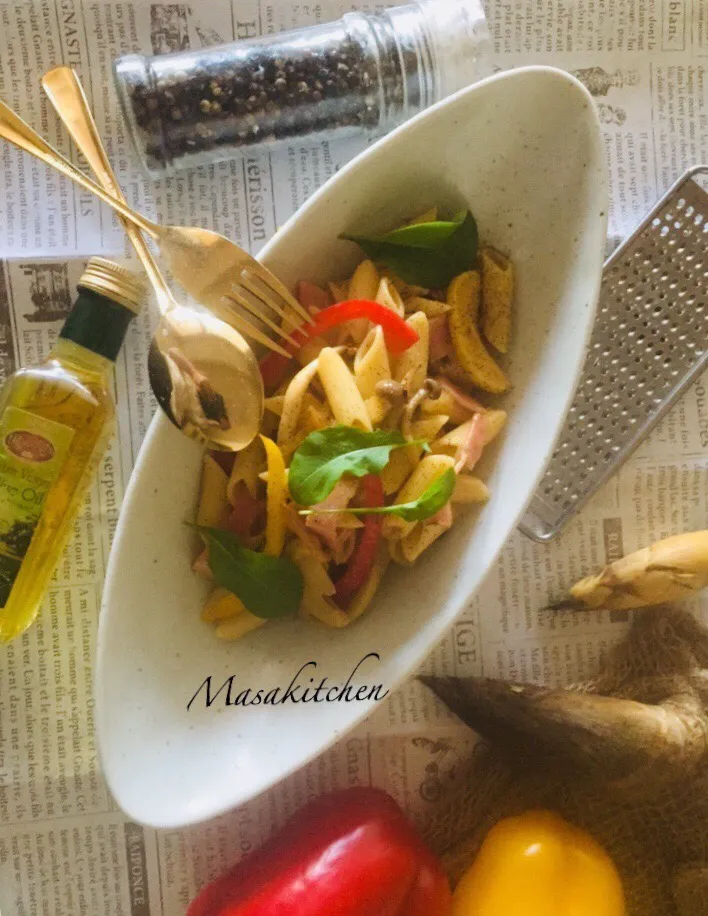 Spring pasta for lunch|Masakiさん