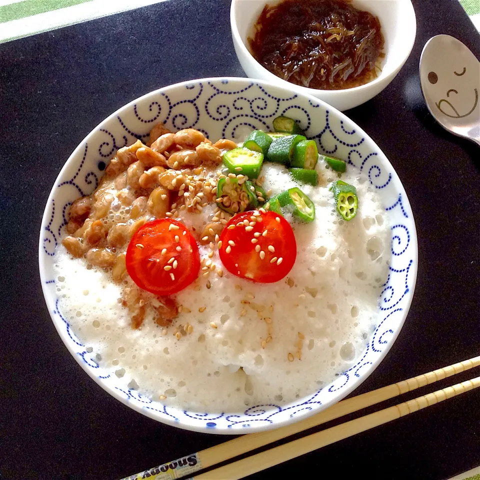 ネバネバ三色丼〜！|yukoさん