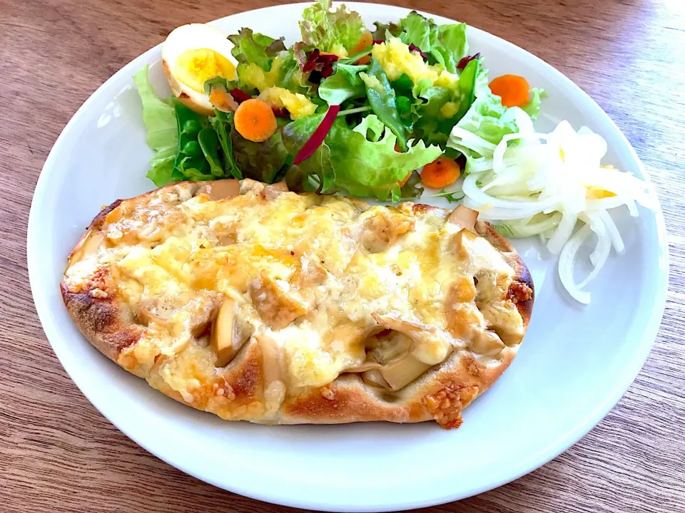 筍とチーズのフォカッチャ ランチ|ナナさん