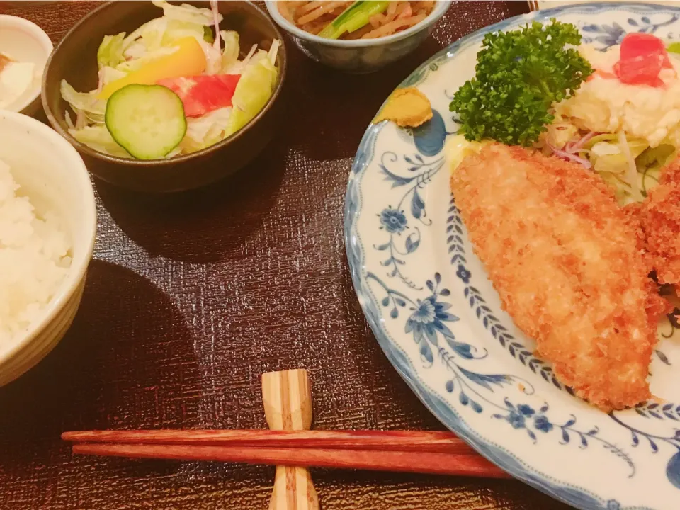 アジフライ定食|ますおさん