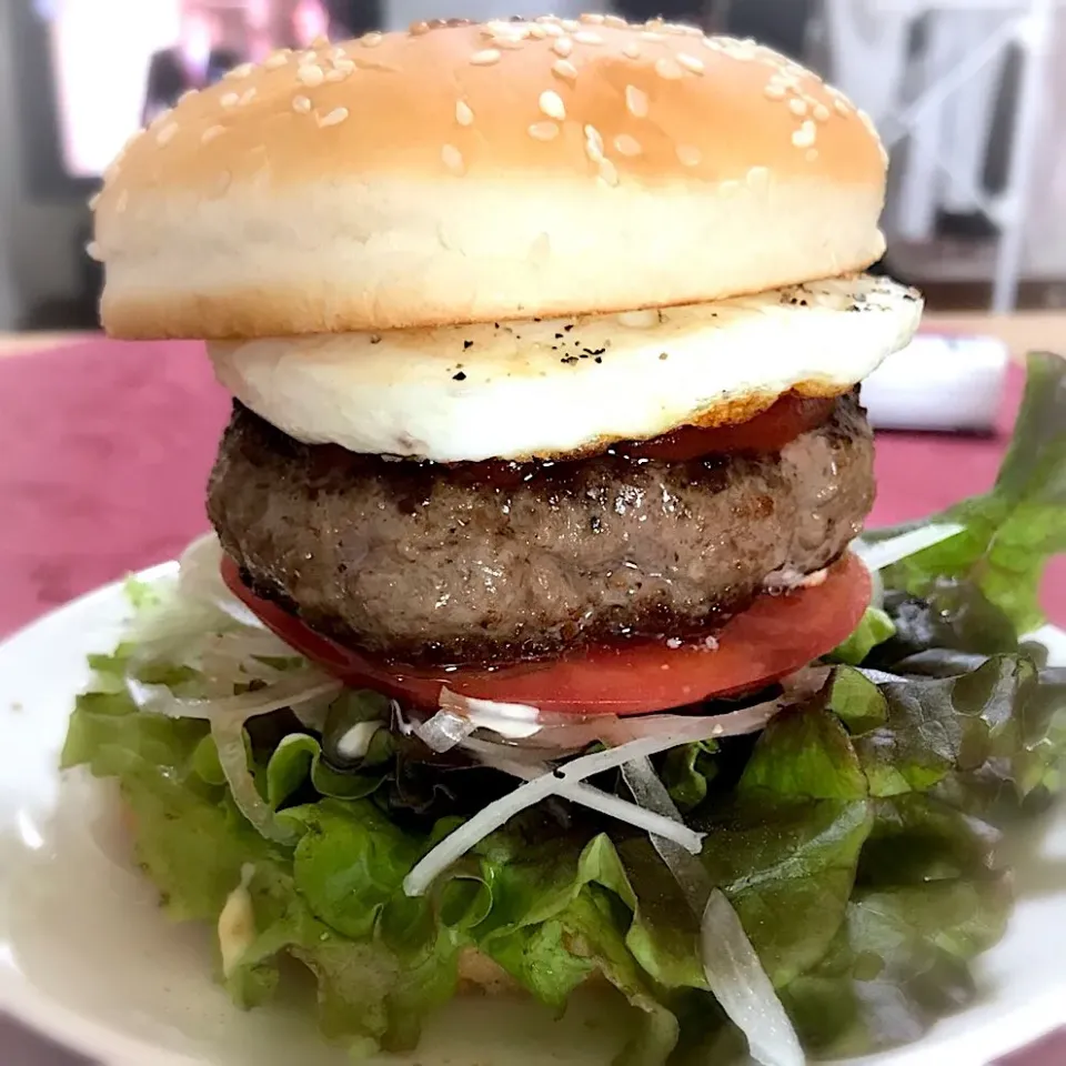 手作りバーガー🍔〜ギュッとして食べるタイプ〜|Anさん