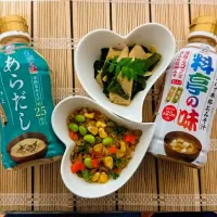 Snapdishの料理写真:＊若竹の山椒の新芽和え
＊味噌風味のチャーハン|ai555さん