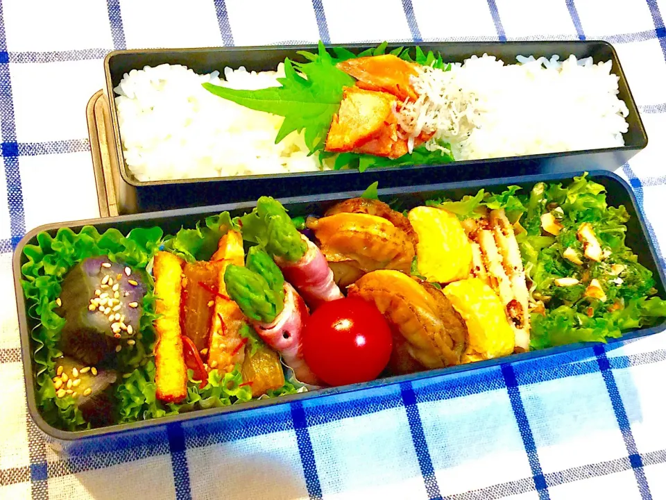 Snapdishの料理写真:休日出勤の彼弁🍱|KANAさん