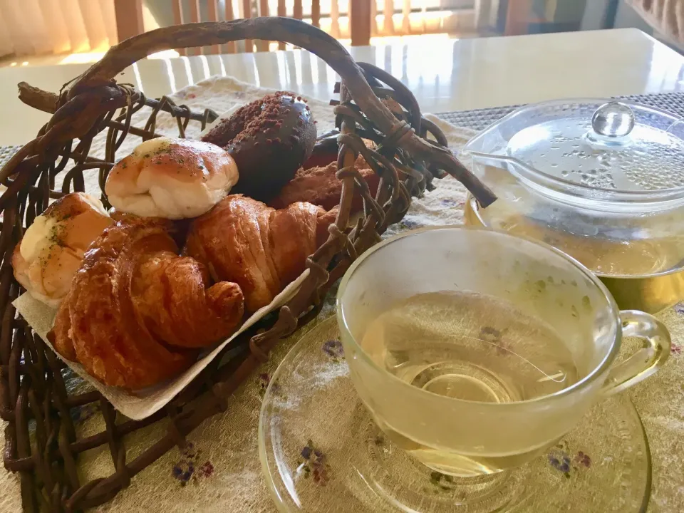 Snapdishの料理写真:20180429☕︎日東さんの紅茶でランチ🍞|akiyo22さん