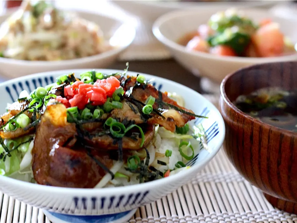 今日のお昼ごはんは、豚丼|sono.kさん