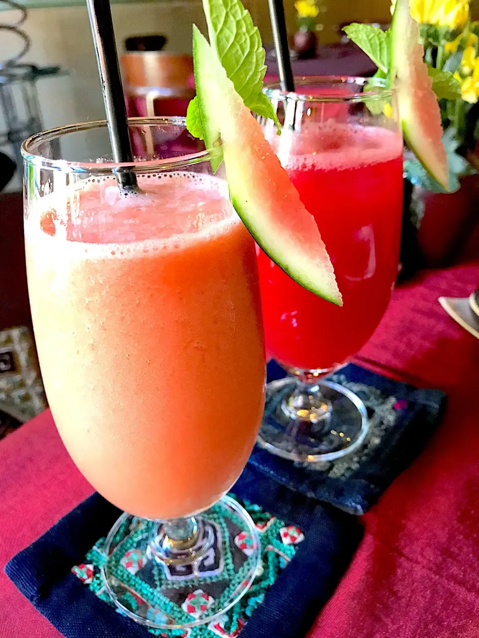 Seasonal fruits juice & watermelon juice|Sky Blueさん