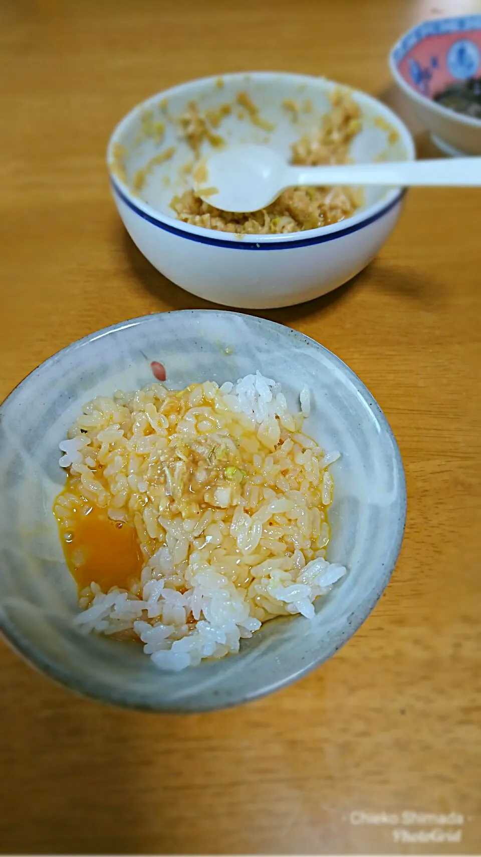 2018/5/1(火)食べかけ卵かけごはん🍚|しまだ ちえこさん