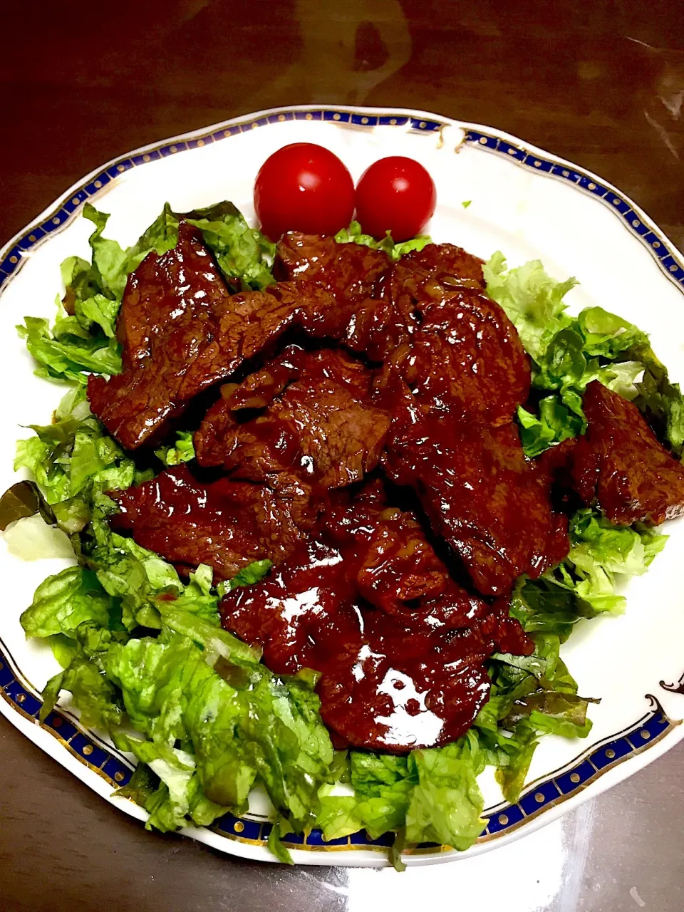 柔らかいハラミ肉で焼肉🍺|tachiさん