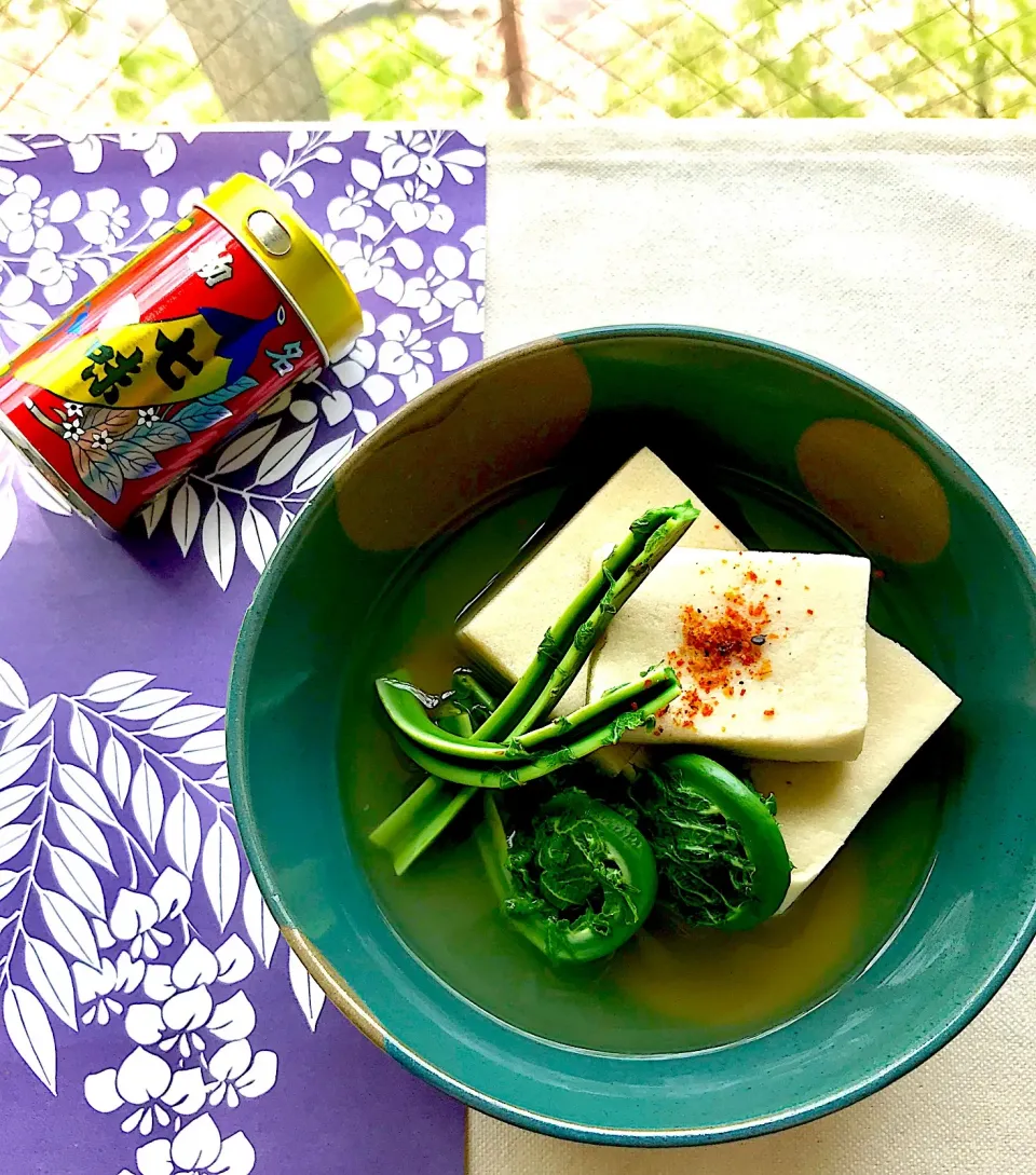 昼ごはん  高野豆腐の含め煮|砂雪さん