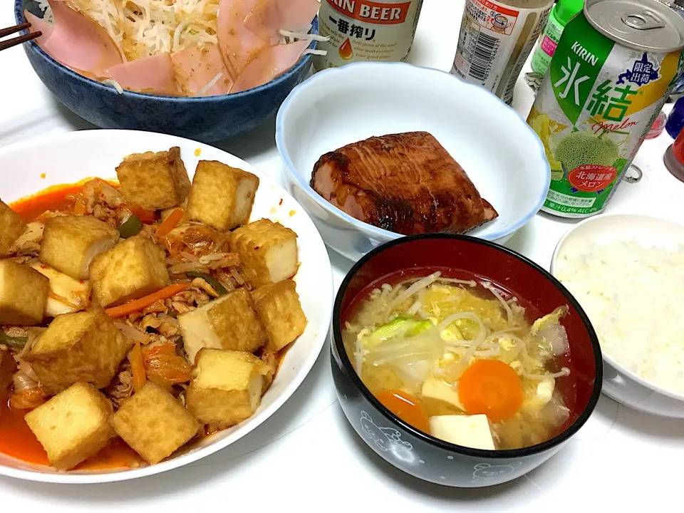 今日の晩ご飯  キムチ煮|あやさん