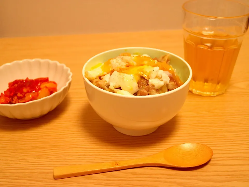 Snapdishの料理写真:豚塩丼|てほてんさん