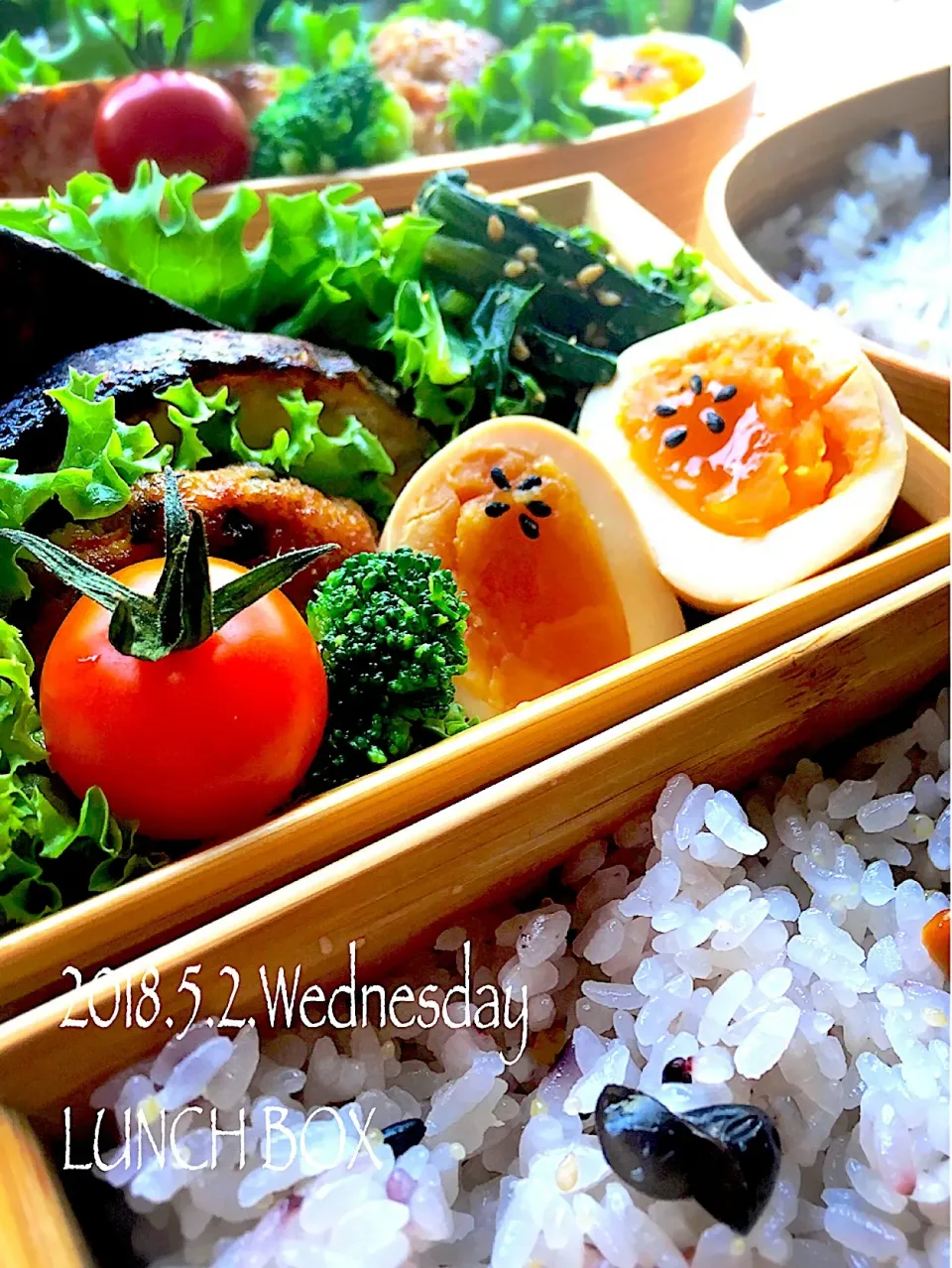 お弁当 #自分弁当  #旦那弁当  #息子弁当  #お弁当記録  #曲げわっぱ弁当|310satoさん