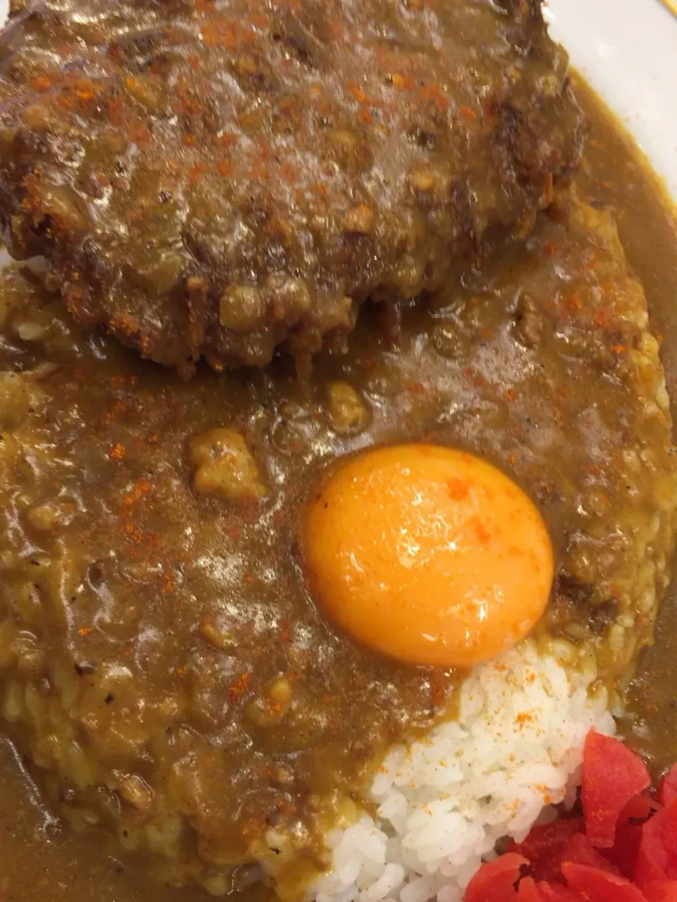 メンチカツカレー。|ツンコロさん