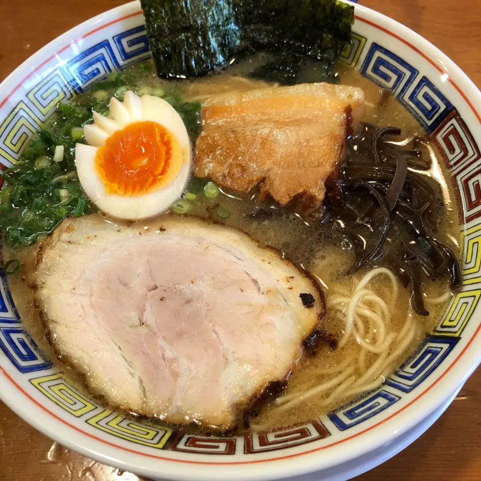 Snapdishの料理写真:W幸福ラーメンlunch♡2018/05/02|ちび太さん