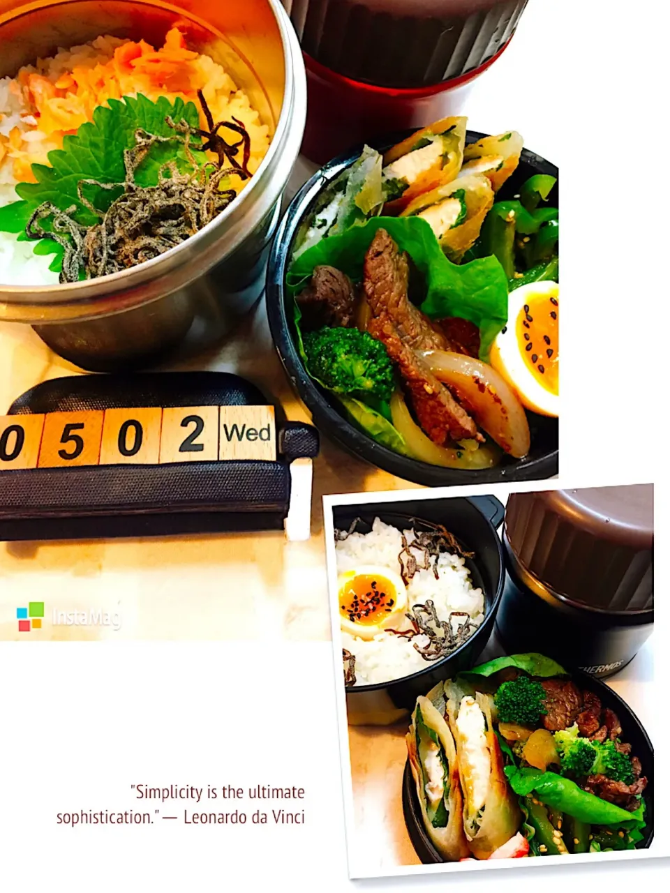 Snapdishの料理写真:ムネ肉としそチーズ春巻き弁当☆5/2|yu-co☆さん