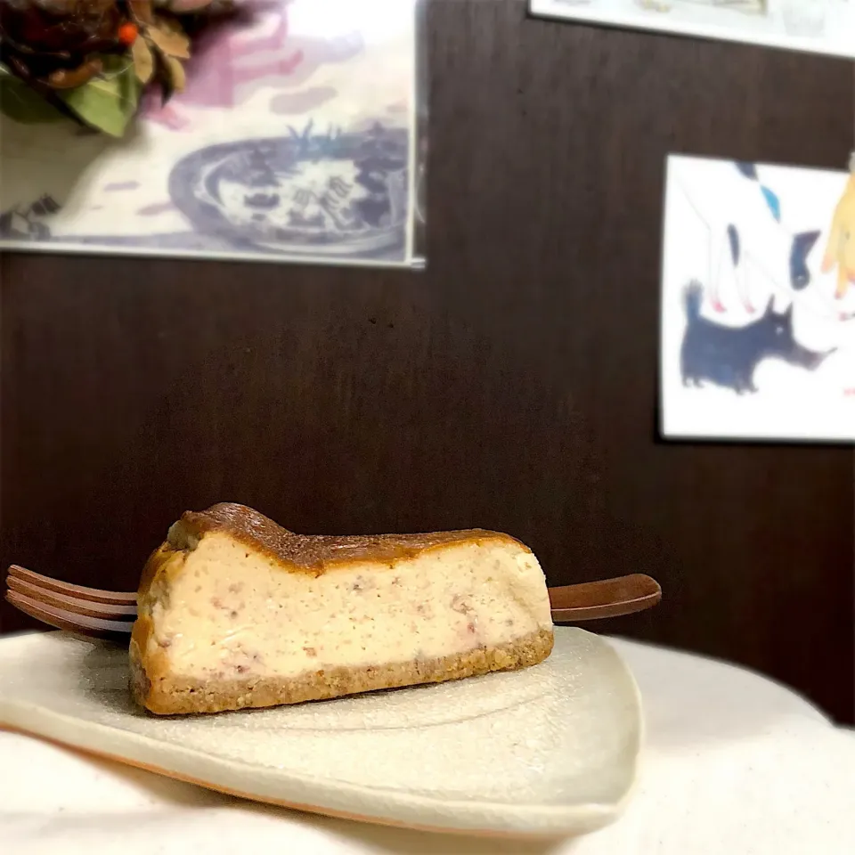 ストロベリーチーズケーキ（手作りのいただきもの）|かけともさん