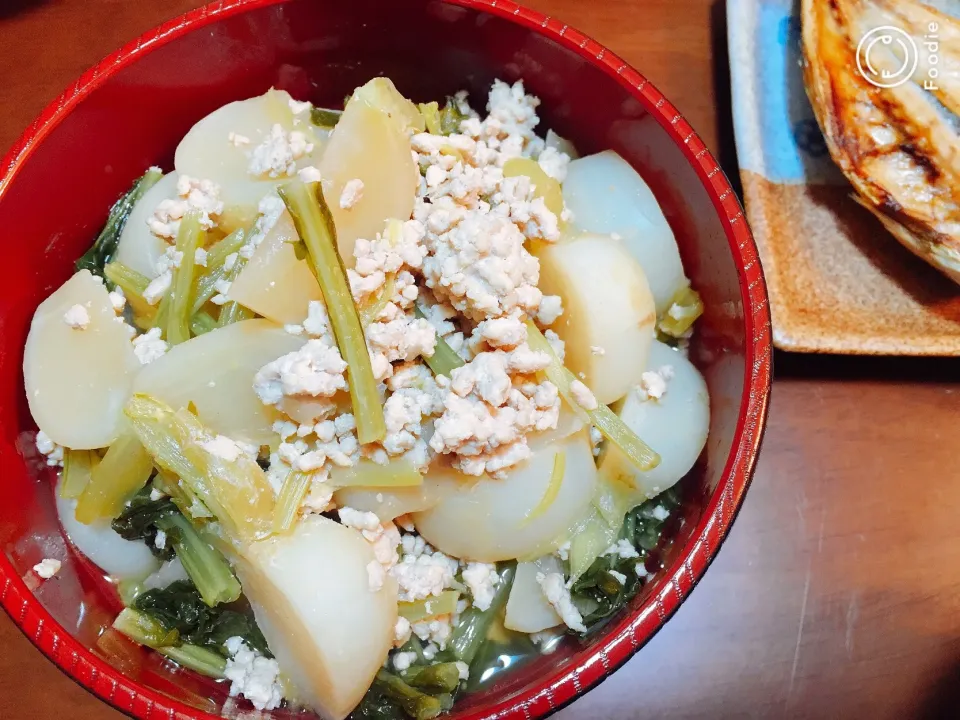 Snapdishの料理写真:#カブ 🥗 を使ってみた( ˘ ³˘)♡︎|まみさん