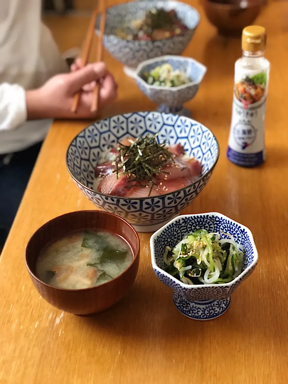 Snapdishの料理写真:りゅうきゅうのたれで…|Imanaka Yukikoさん