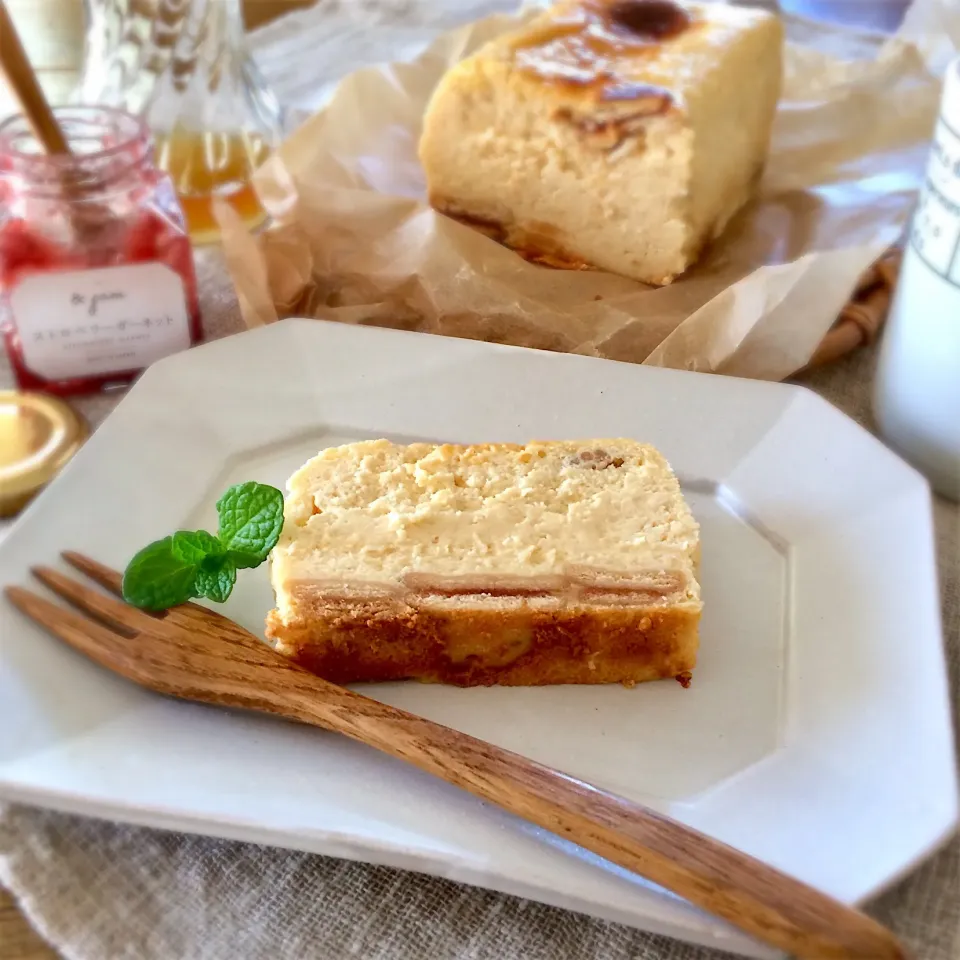 自家製カスピ海ヨーグルトの #チーズケーキ 🍰🍴|sato*さん