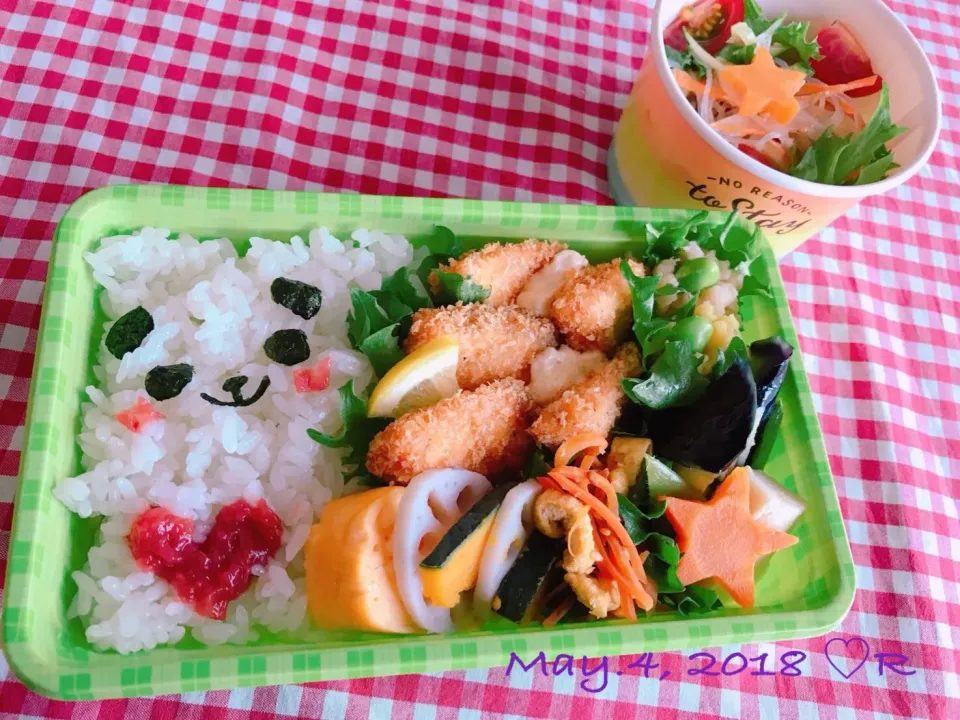 娘料理♡ 彼へ 初めてお弁当作りました🍱 喜んでくれるといいね〜🐼💕|kaoriさん