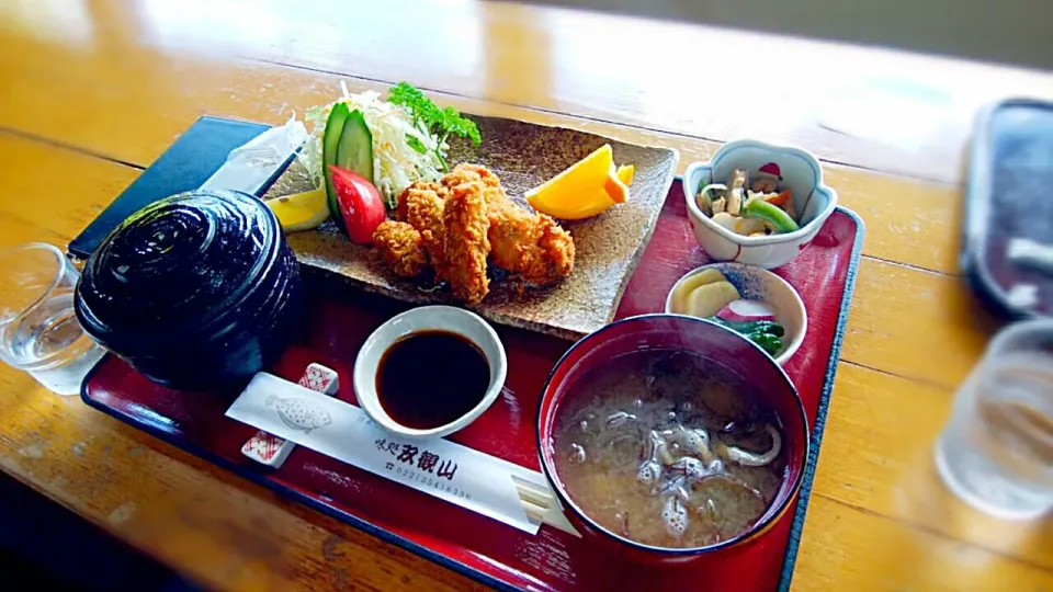 牡蠣フライ定食|あこさん