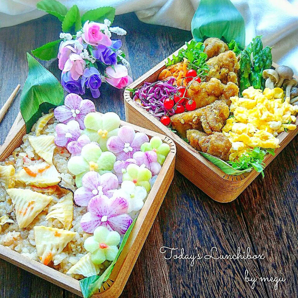 お花畑弁当♡|meguuuu.uさん