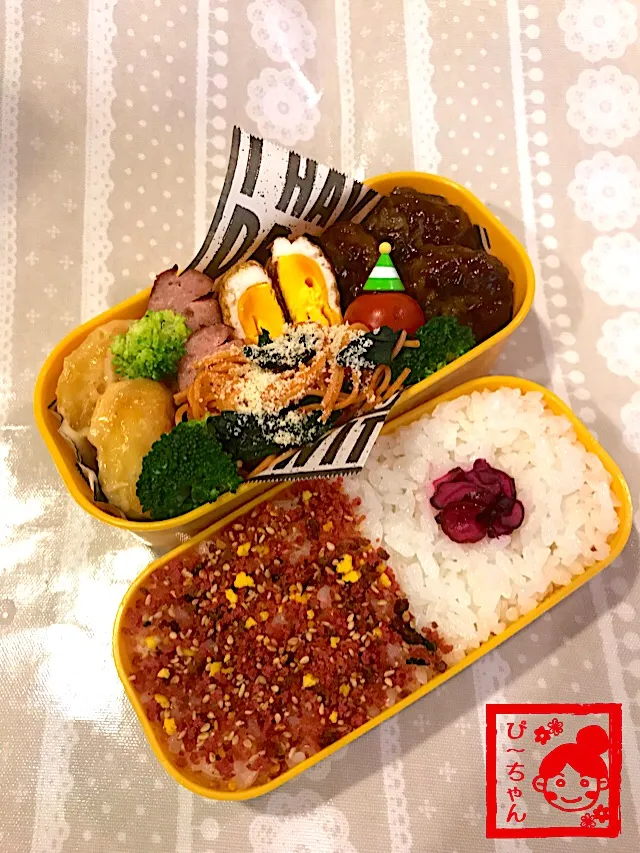 Snapdishの料理写真:次女☆部活🏸一日練習弁当！|☆ぴ〜ちゃん☆さん