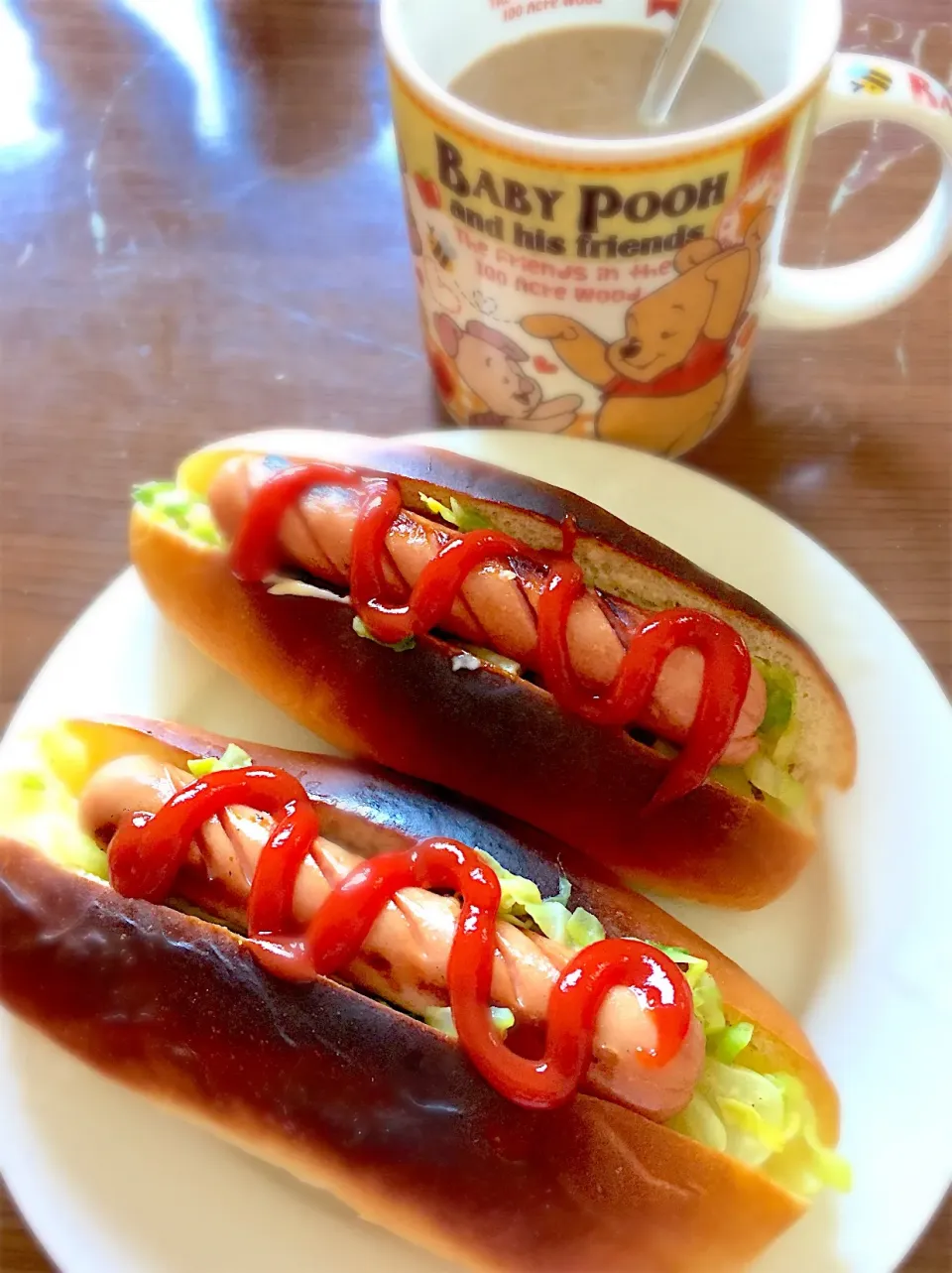 休日朝ごはん
ホットドッグ|まるちゃんさん