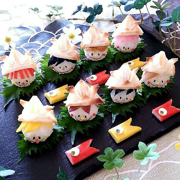 こどもの日こいのぼりおにぎり兜デコフードキャラごはんお祝いごはん Kinococo Snapdish スナップディッシュ Id Sf0r5a