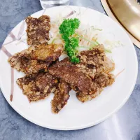 Snapdishの料理写真:くじらの竜田揚げ|じゅんママさん