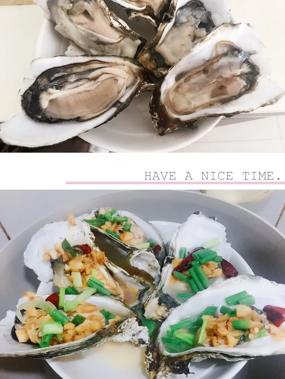 Oysters with homemade source|michelleさん