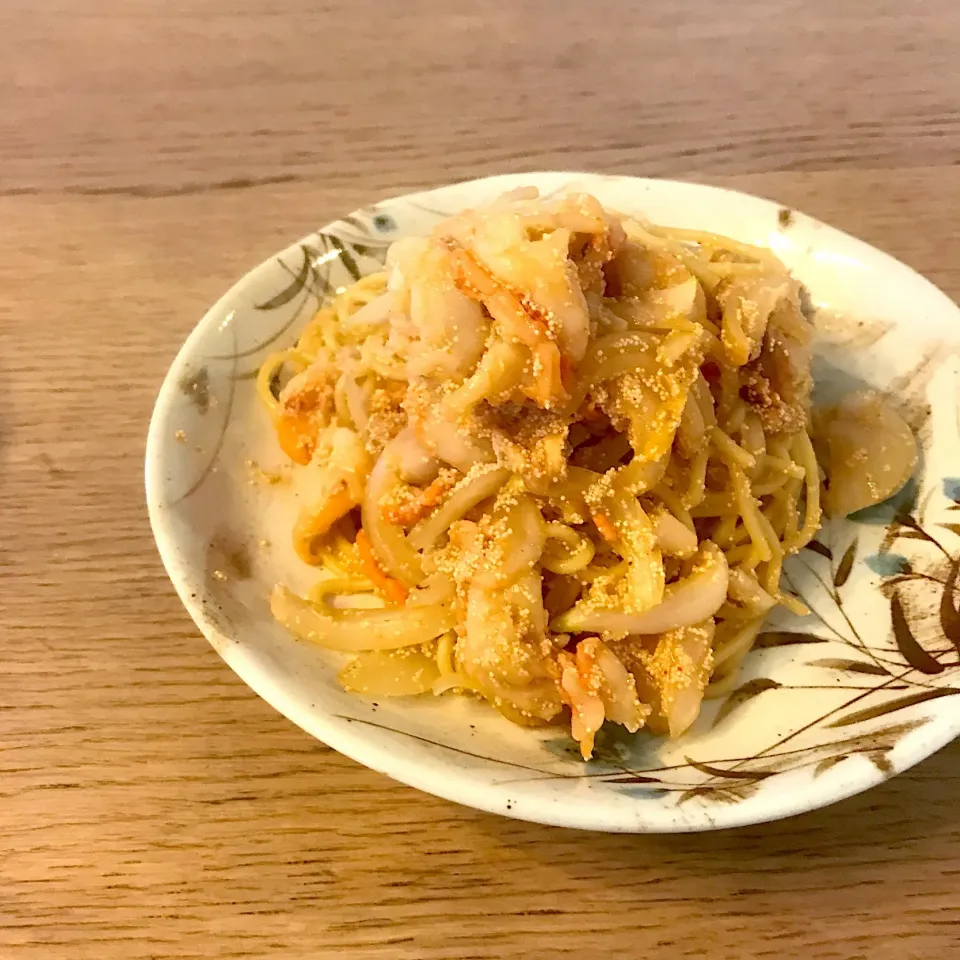 海老と明太子の塩焼きそば
 #酔いどれキッチン|dashi menjiroさん