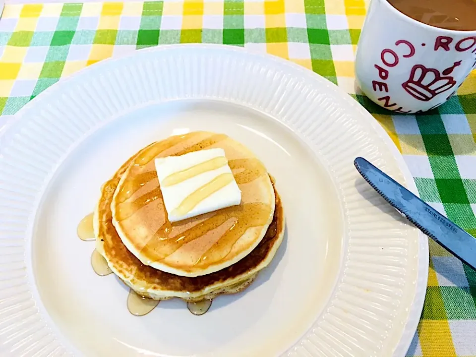 〜本日のおやつ ホットケーキ〜2018.5.6|yuuさん