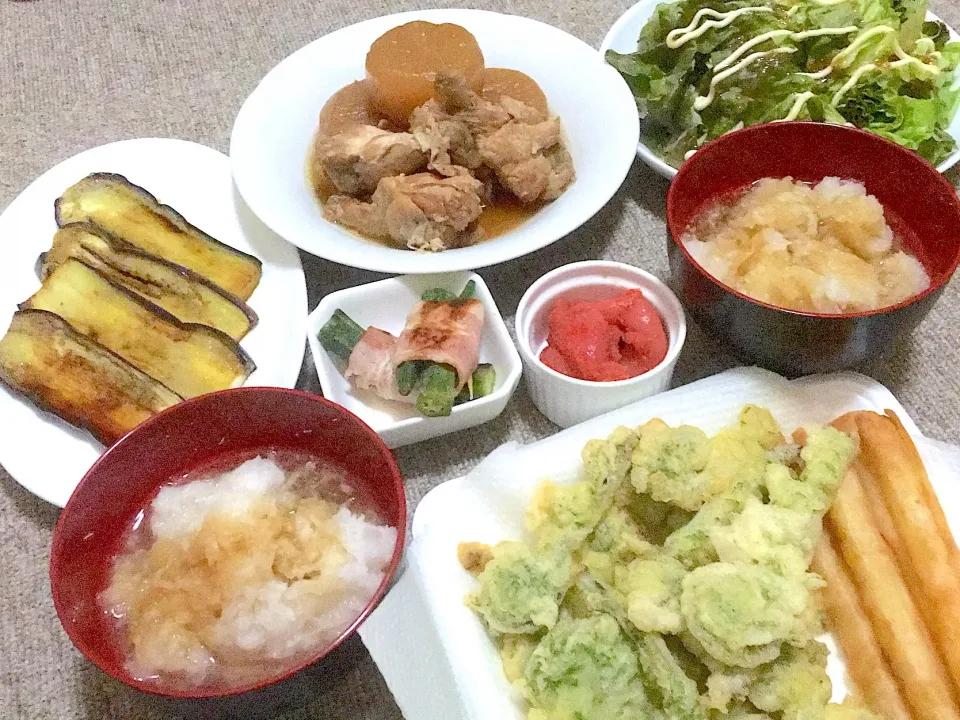 Snapdishの料理写真:晩御飯(*´∀｀*)|ちゃびきゅさん